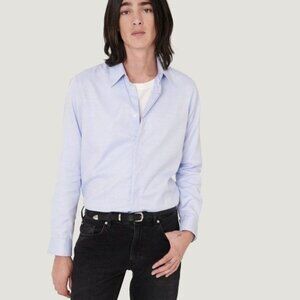 IRO Bro Marled Space Dyed Button Down Men's Shirt